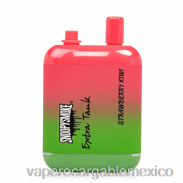 Vape Recargable Snoopy Smoke Extra Deposito 2 15000 Desechable Fresa Kiwi